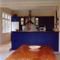 кухня със синьо ПДЧ-